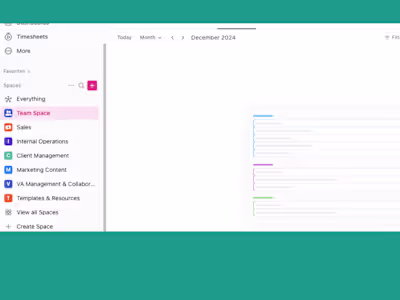 ClickUp Workspace Set-up