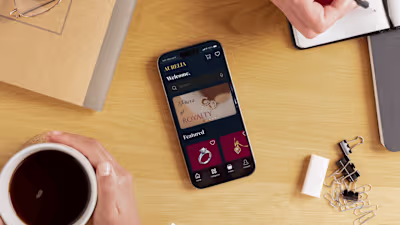 Luxury-Inspired UI Design for Aurelia Jewellery App