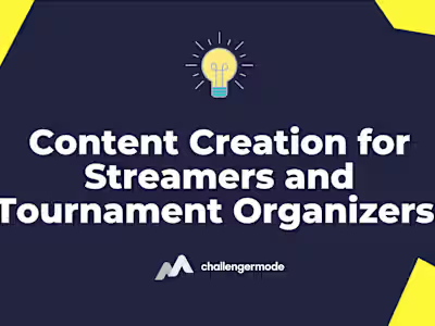 Article Written for esports Platform
