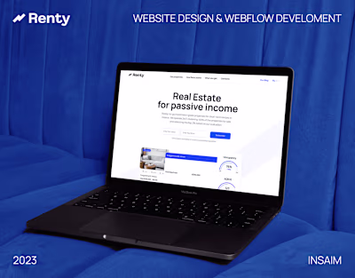 Webflow corporate website development