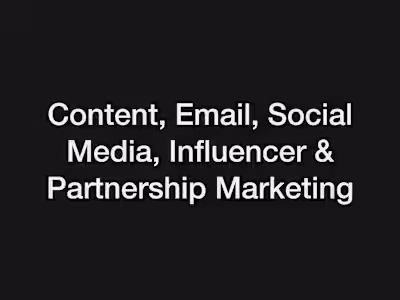 Sr Content, Email, Influencer & Partnership Marketing Specialist
