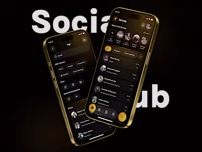 Online Communication App Design Exploration