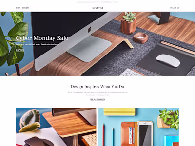 Ecommerce Landing Page