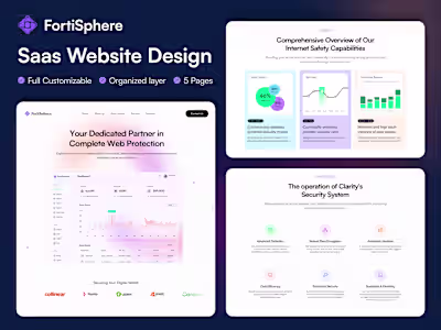FortiSphere - SaaS Website Template