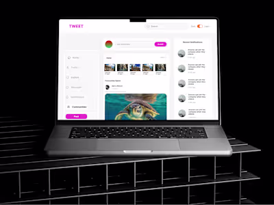 Clean, modern dashboard designed for seamless interaction an...