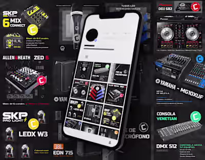 CHICONE (RENTAL) | Social media posts / feed design