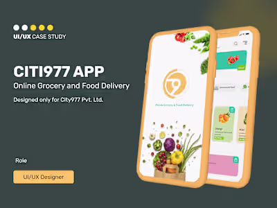 Citi977 - Cloud Kitchen App