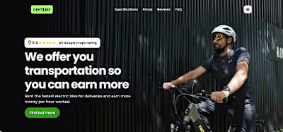 🚴 Renter - My startup