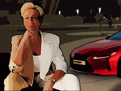 Boss GTA style drawing from pictures