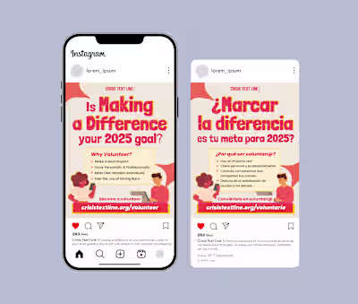 Volunteer Recruitment Social Media Post
