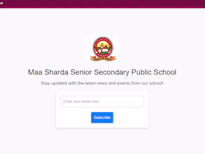 Email Newsletter Application