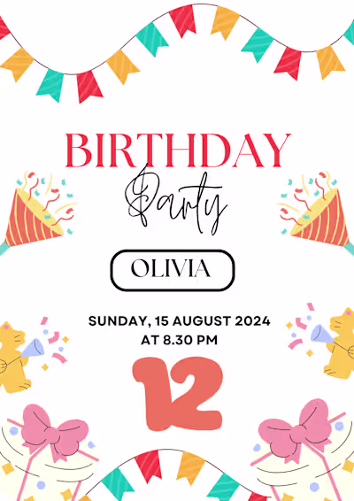 Birthday invitation