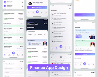 Finance App Design