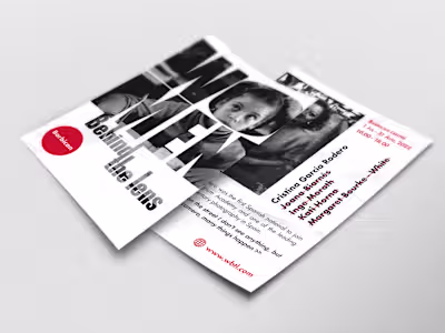 Women Behind the Lens - Flyer Design