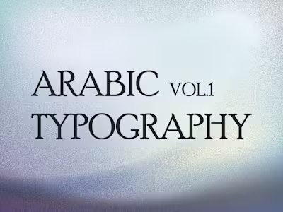 Arabic Typography