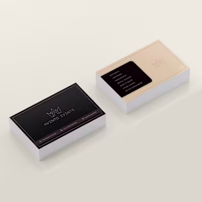 Avento Events- Logo and business card