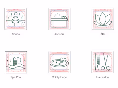 Icon design for yacht company.