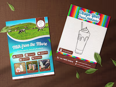 Farm business Marketing and promotion flyer design