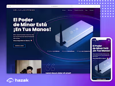 Crypto Industry eCommerce Website