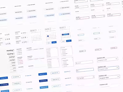 Design System for an internal tool