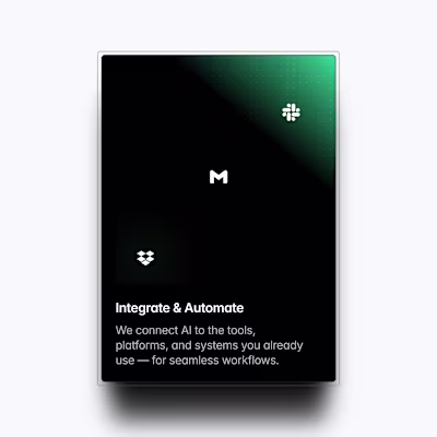 Card designed in Framer