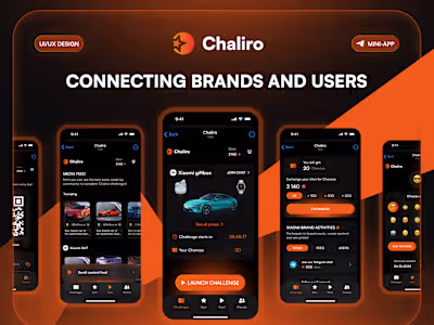 Chaliro - mobile mini-app design