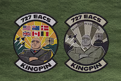 Mascot Graphic Design - US Air Force 727 EACS - Kingpin