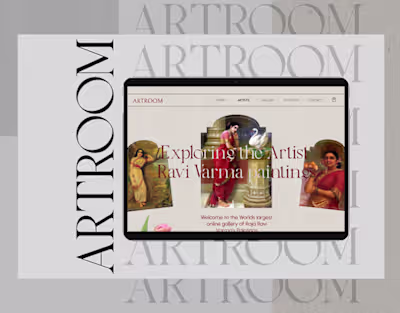 E- Commerce site .Art Gallery UX Layout Design on Behance