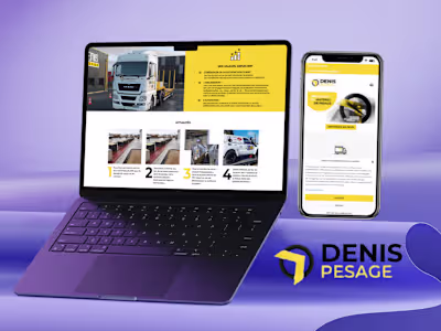 DENIS PESAGE Website Development