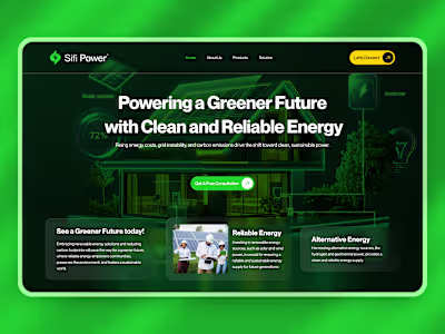 Brand + UI + Web Design for Sifi Power