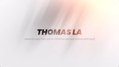 Demo Reel 2025: Everyone Has a Story