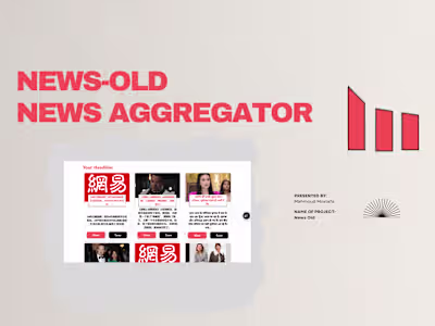 News Old - News Aggregator website with MERN stack