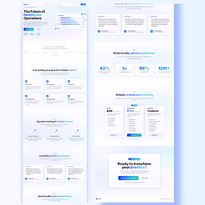 Medical SaaS Website Design |