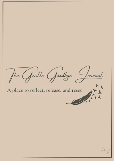Gentle Goodbye – Printable Grief Journal (PDF Design)