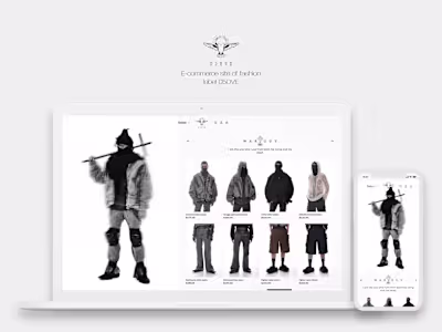 D5OVE | a fashion label's ECommerce site built on Shopify
