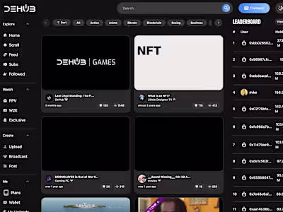 Dehub: The Decentralised Entertainment Hub