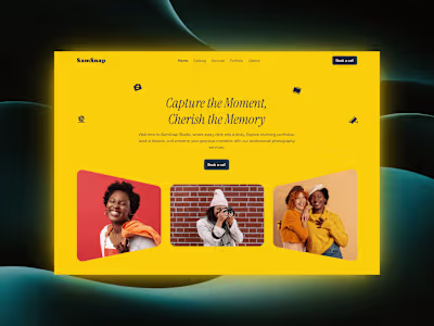 SamSnap Photography Website