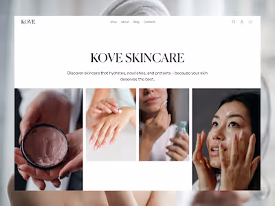 Skincare Website