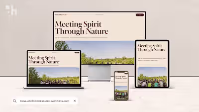Sacred Pathways - Webdesign