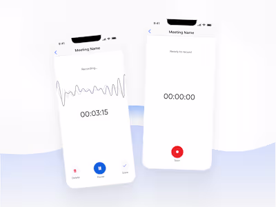 AI Note Taker voice recording