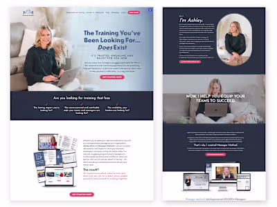 Manager Method Website Design Project