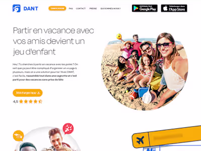 Creation of a website 