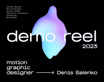 Demo Reel 2023: Animalistica :: Behance