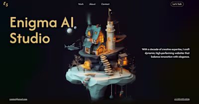 Webflow HTML Website Template for Studio e