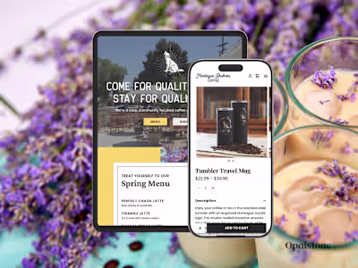 Responsive Web Design for Coffee Shop