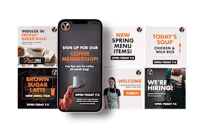 Digital Menus, Google Ads and Social Media - The Bakers Table