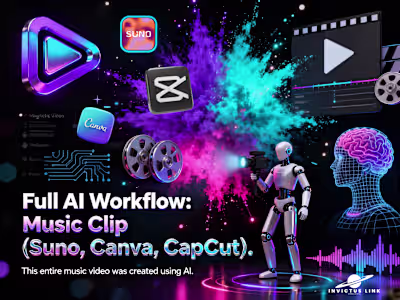 Full AI Workflow: Music Clip (Suno, Canva, CapCut)