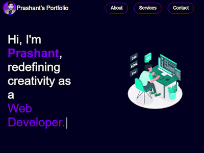 Interactive Web Portfolio for a Creative Agency