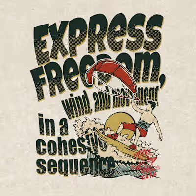 Freedom is a movement, and 'EXPRESS FREEDOM' captures that a...