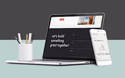 Webflow portfolio website